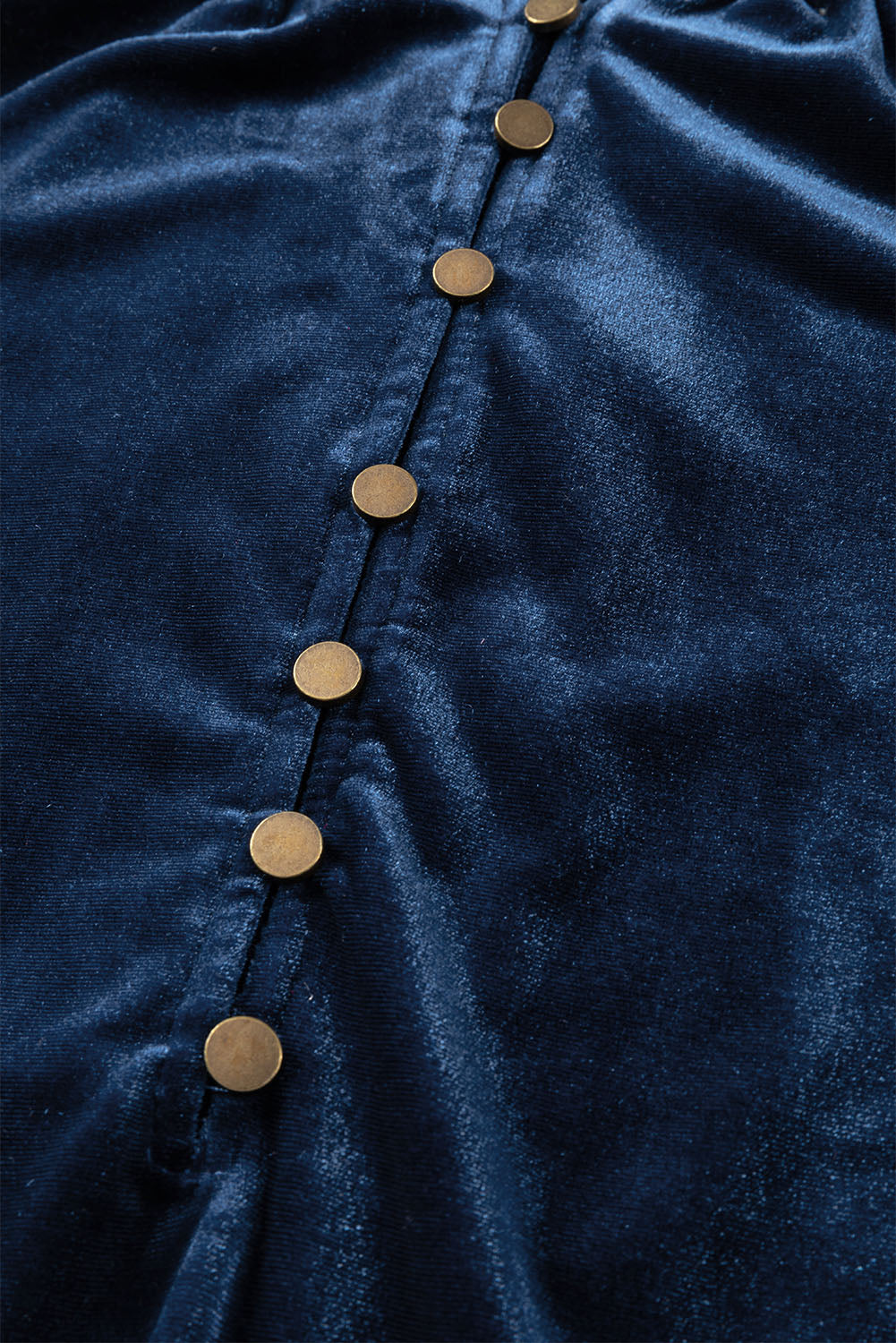 Velvet Button Top