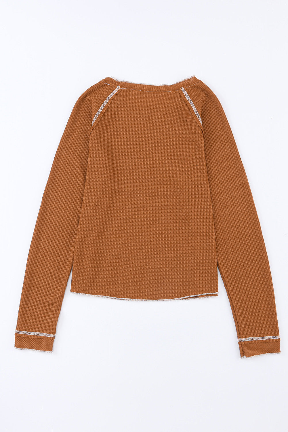 Exposed Seam Long Sleeve Top