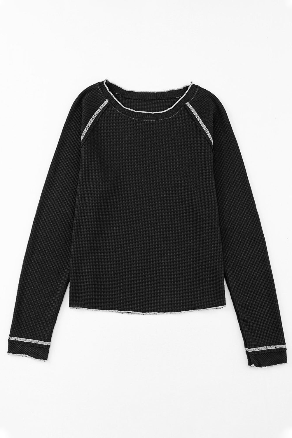 Exposed Seam Long Sleeve Top