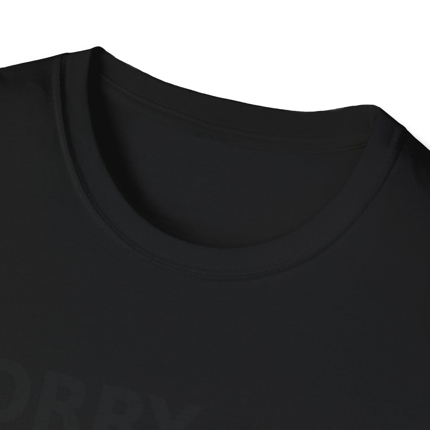 Sorry Can't Baseball Black Font