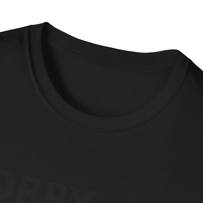 Sorry Can't Baseball Black Font