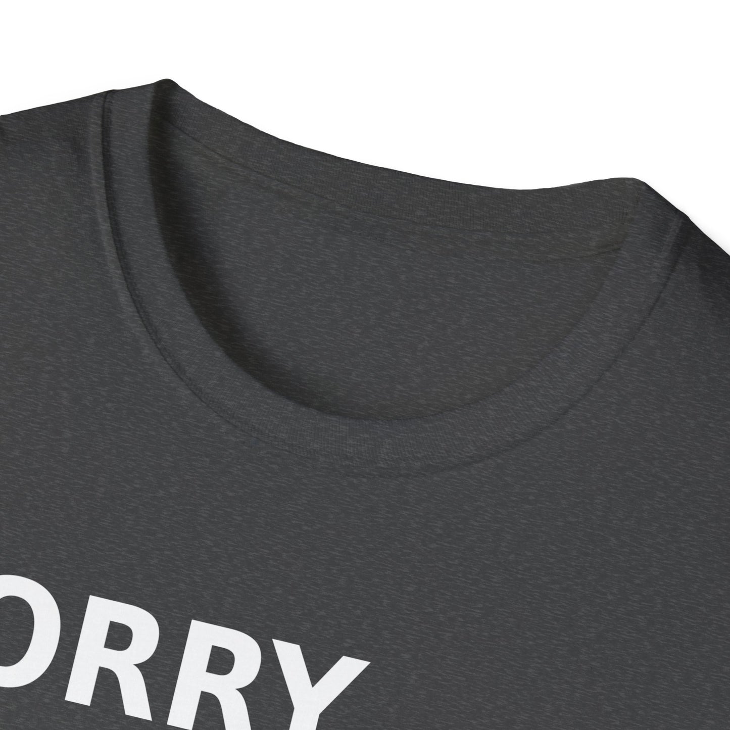 Sorry Can't Baseball White Font