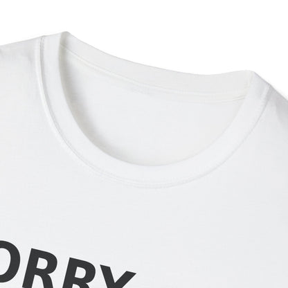 Sorry Can't Baseball Black Font