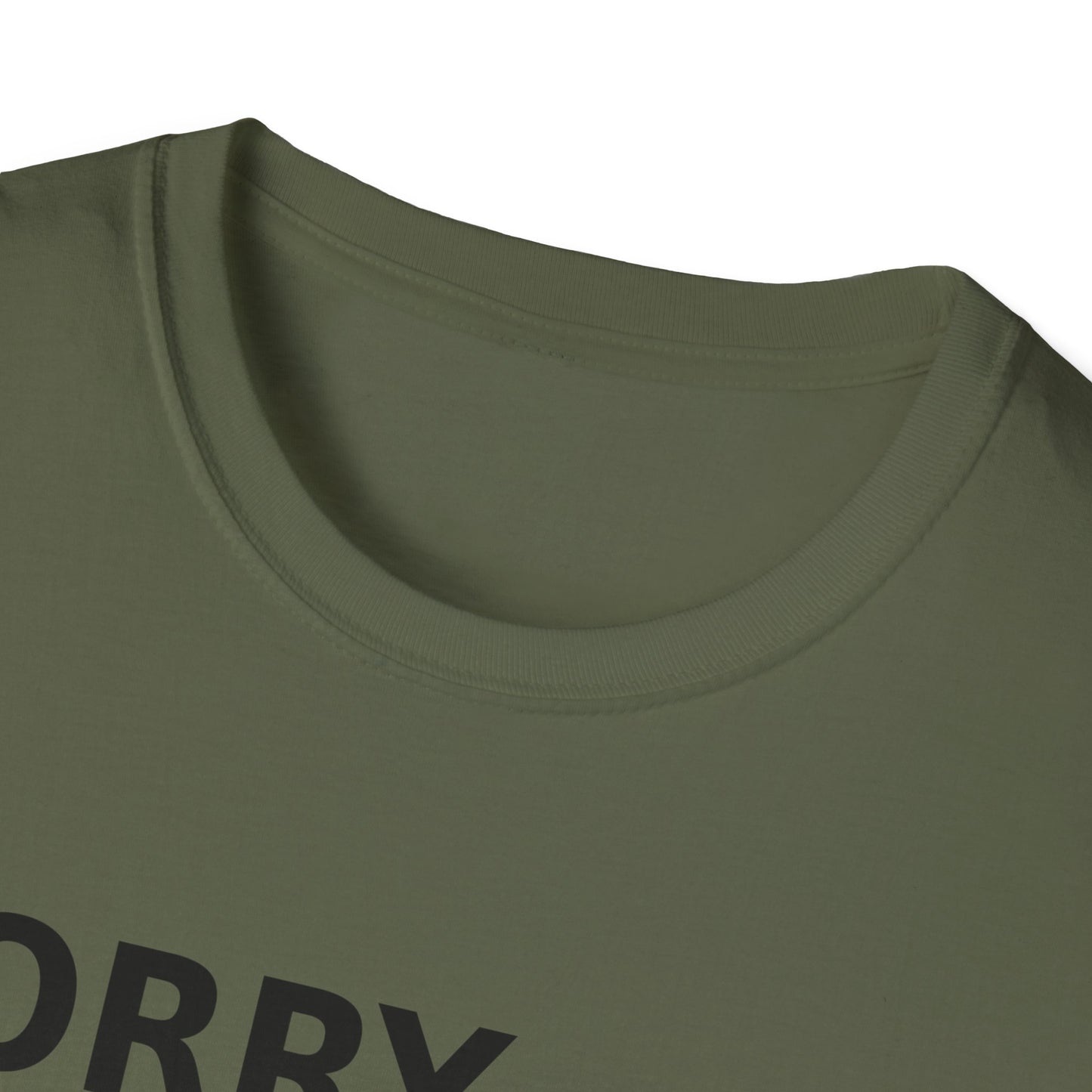 Sorry Can't Baseball Black Font