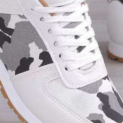 Printed Leather Sneakers