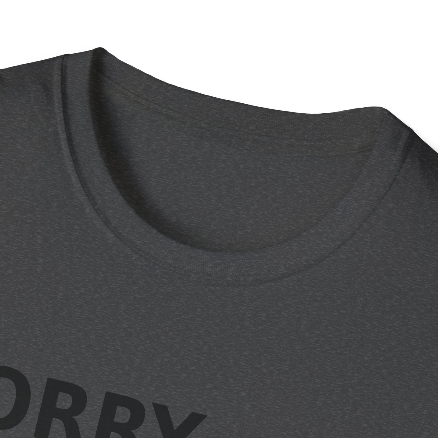 Sorry Can't Baseball Black Font