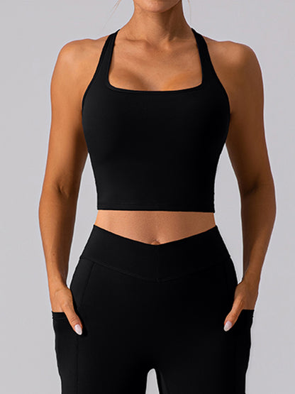 Racerback Crop Tops