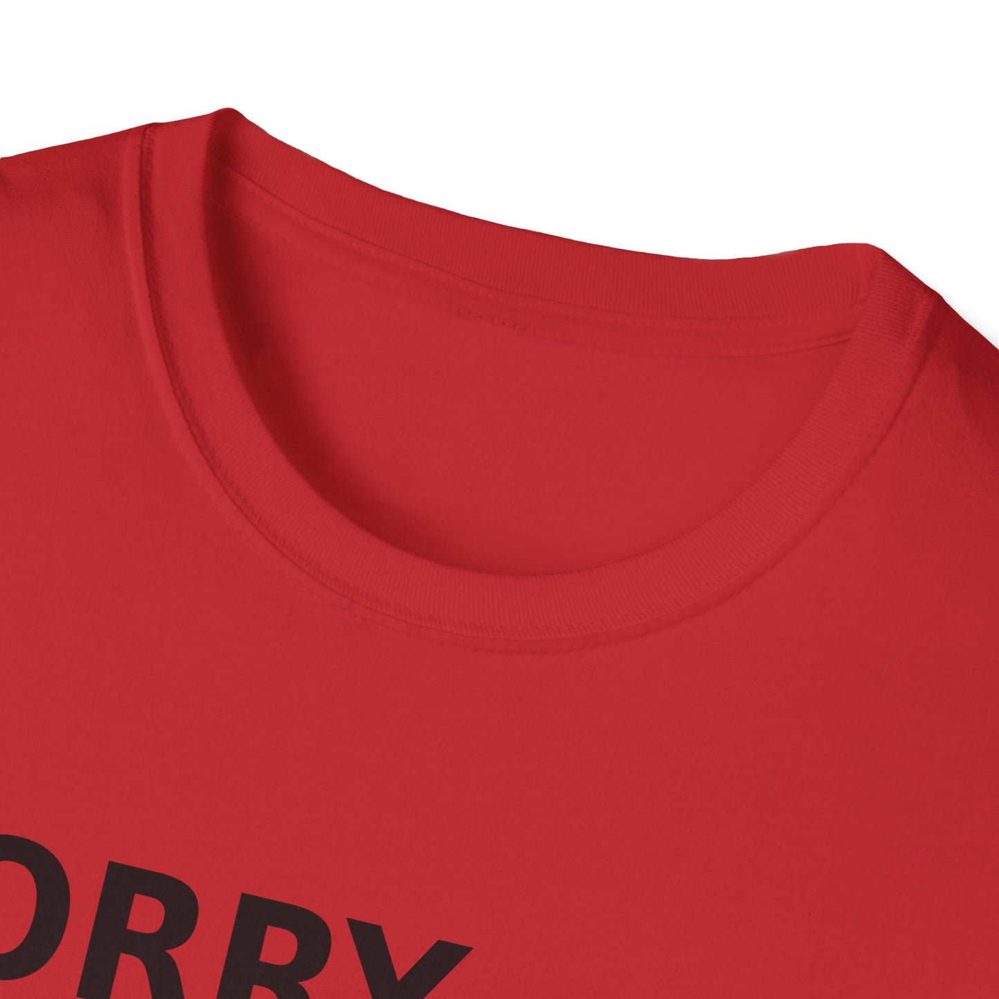 Sorry Can't Baseball Black Font