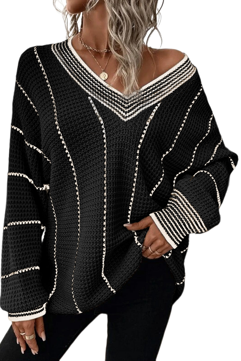 Striped Tunic Sweater