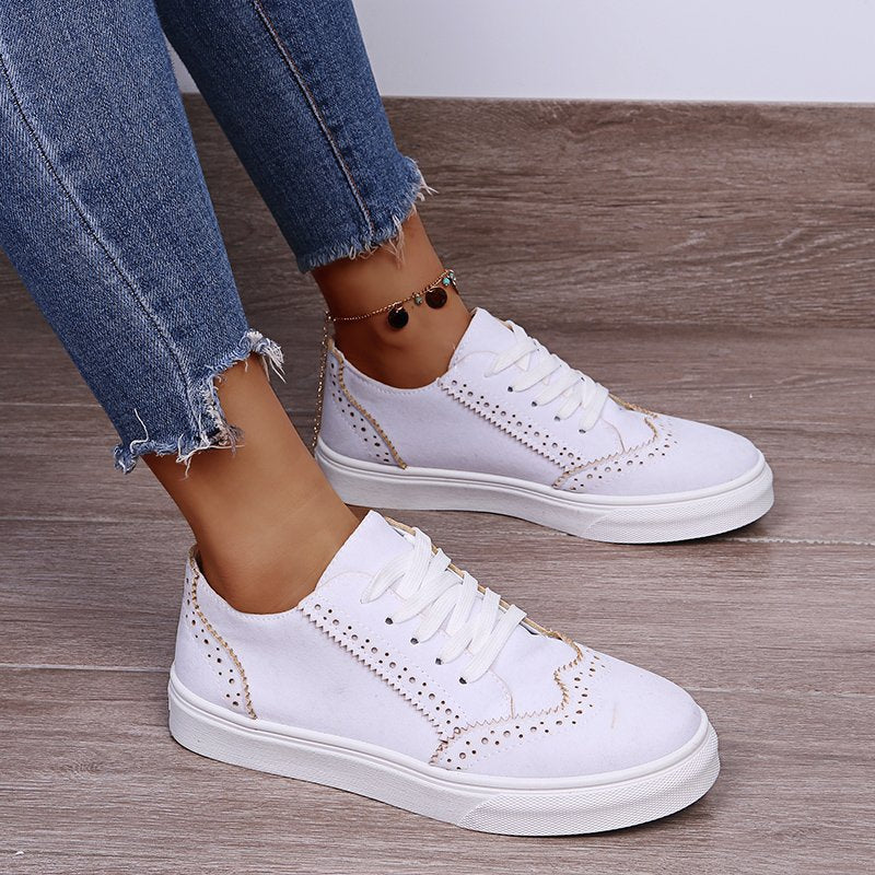 Suede Lace-Up Sneakers