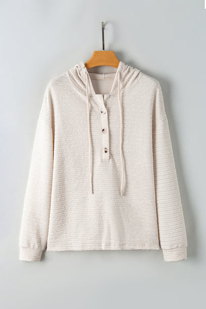 Apricot Textured Lightweight Hoodie