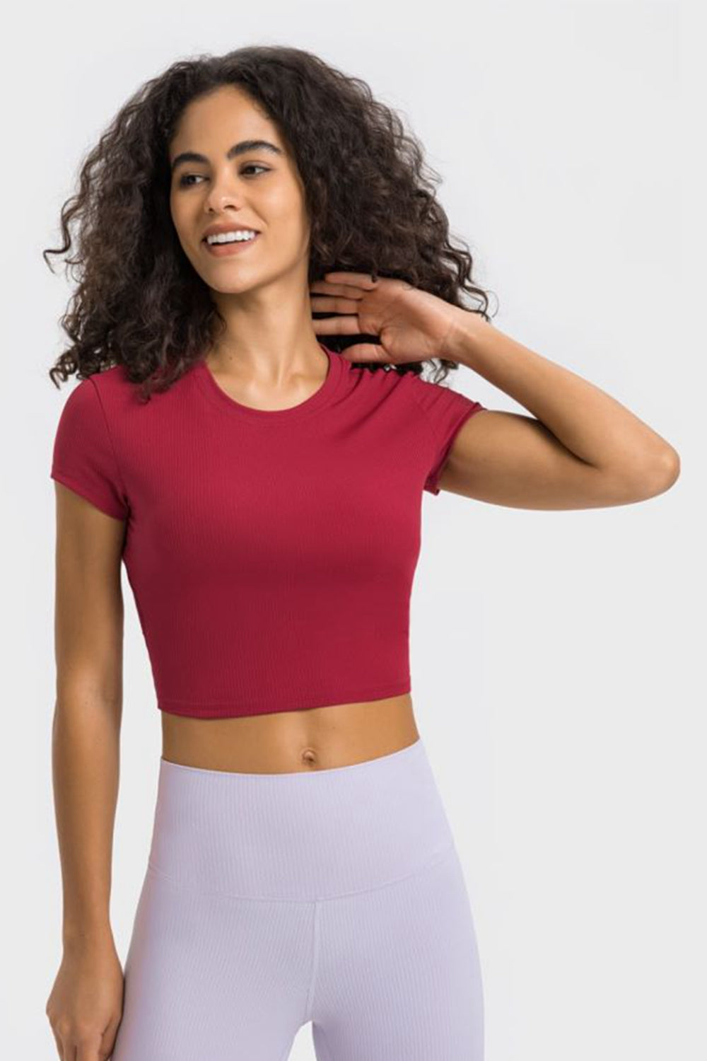 Short Sleeve Crop Tops