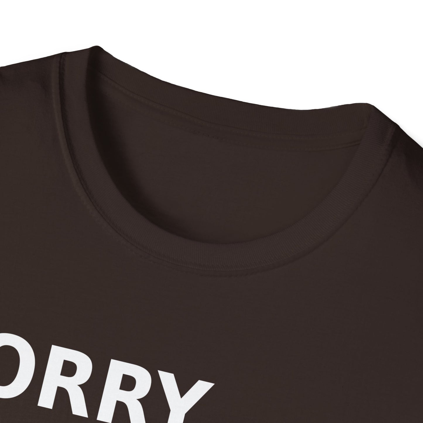 Sorry Can't Baseball White Font