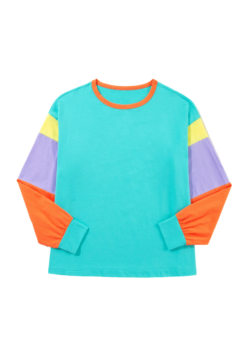 Neon Colorblock Sleeve Top