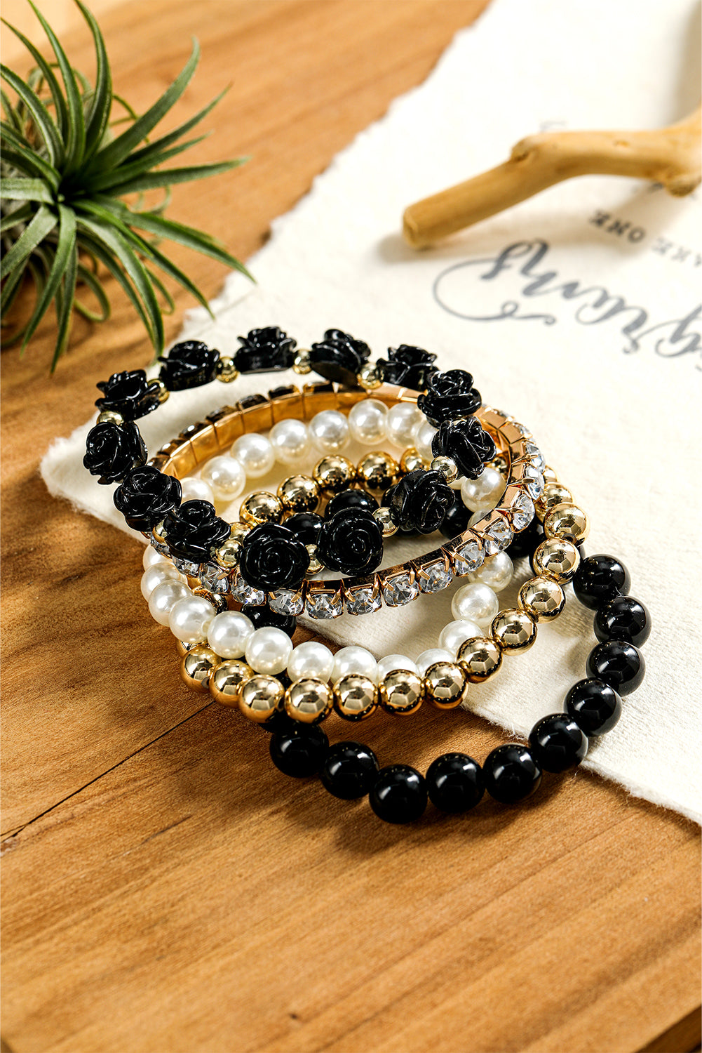 Bohemian Flower Beads Bracelet Set