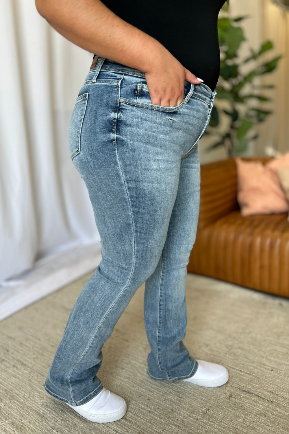 Judy Blue Mid Rise Bootcut Jeans