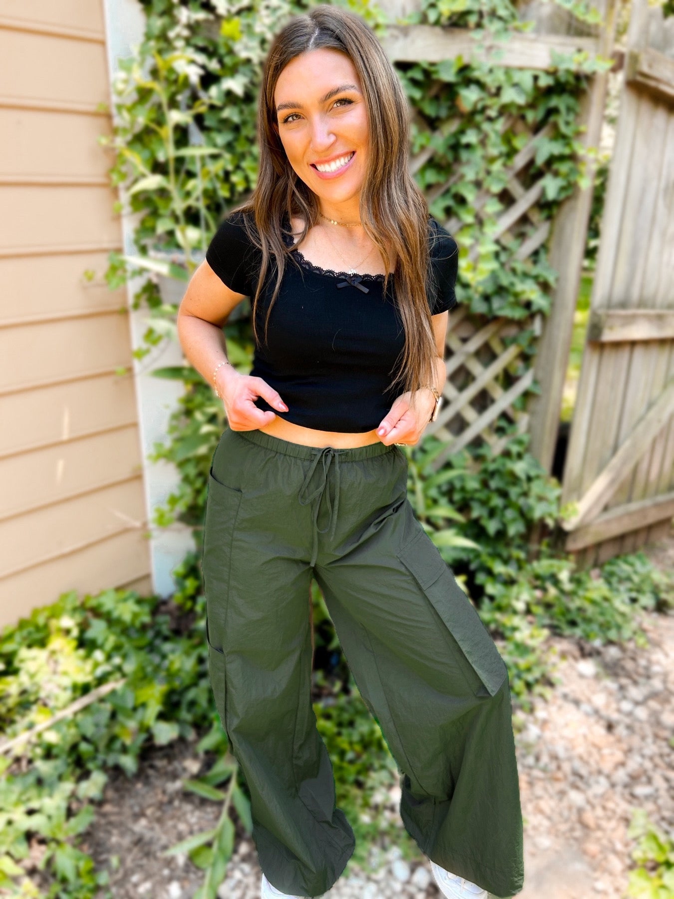 Archer Asymmetrical Pocket Wide Leg Cargos