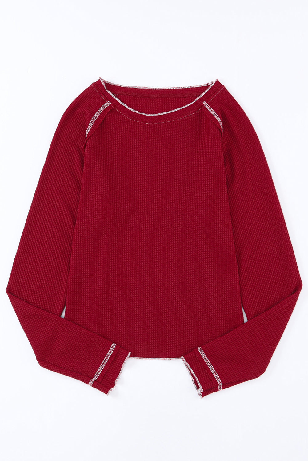 Exposed Seam Long Sleeve Top