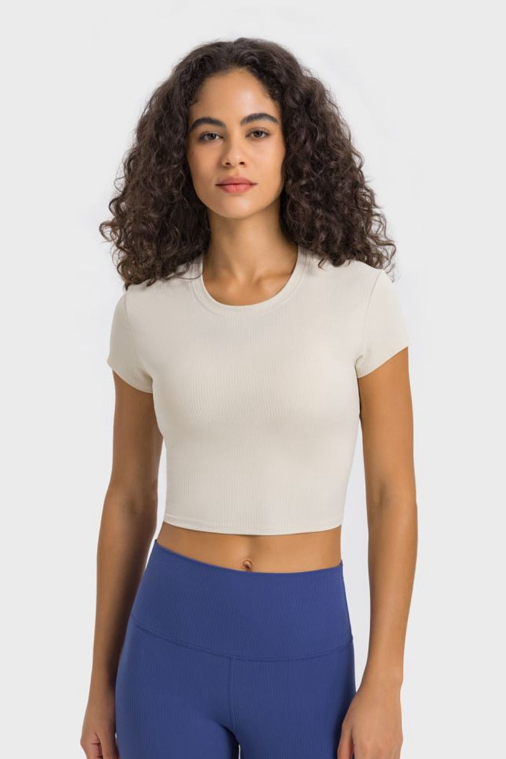 Short Sleeve Crop Tops