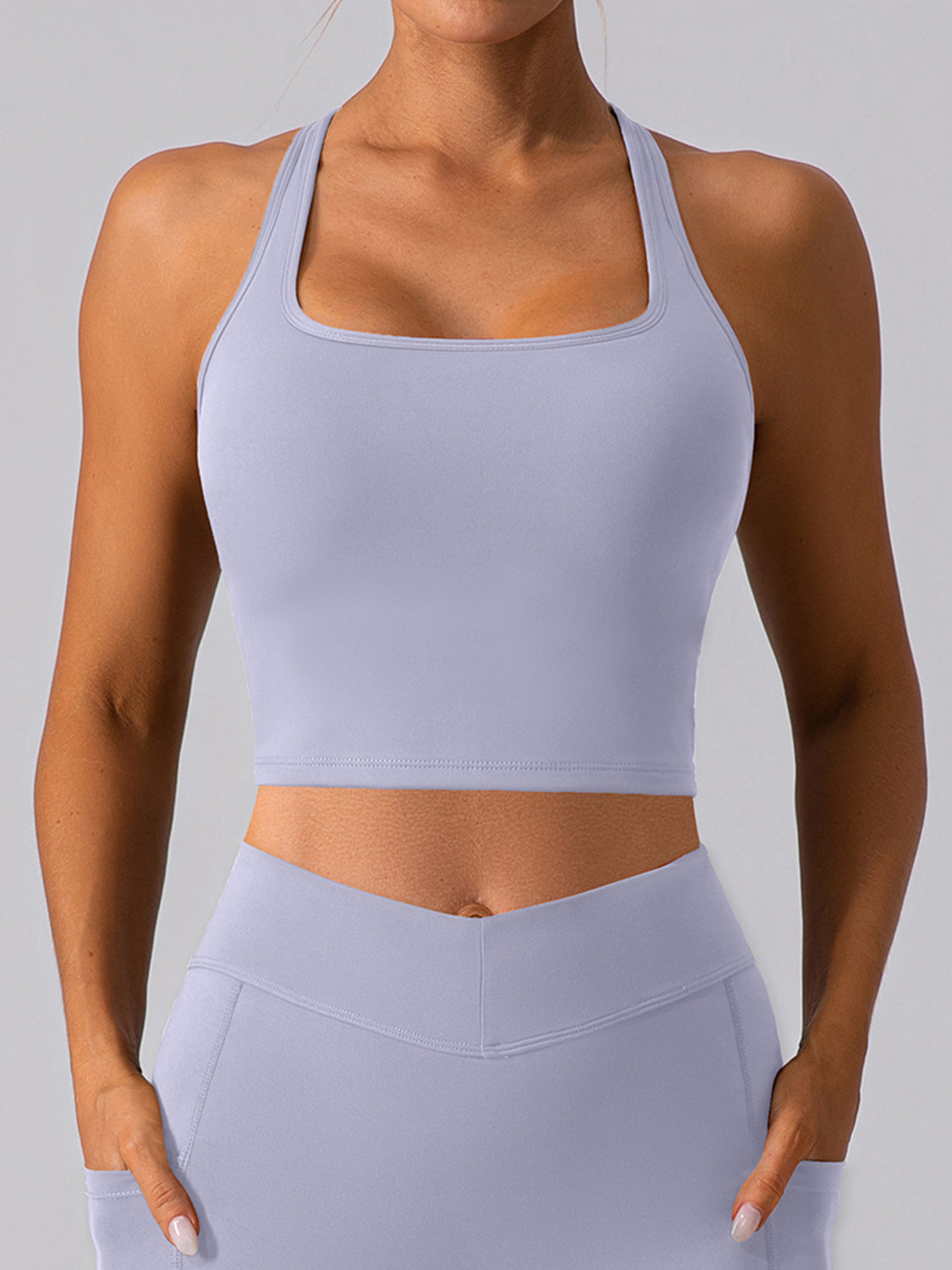 Racerback Crop Tops