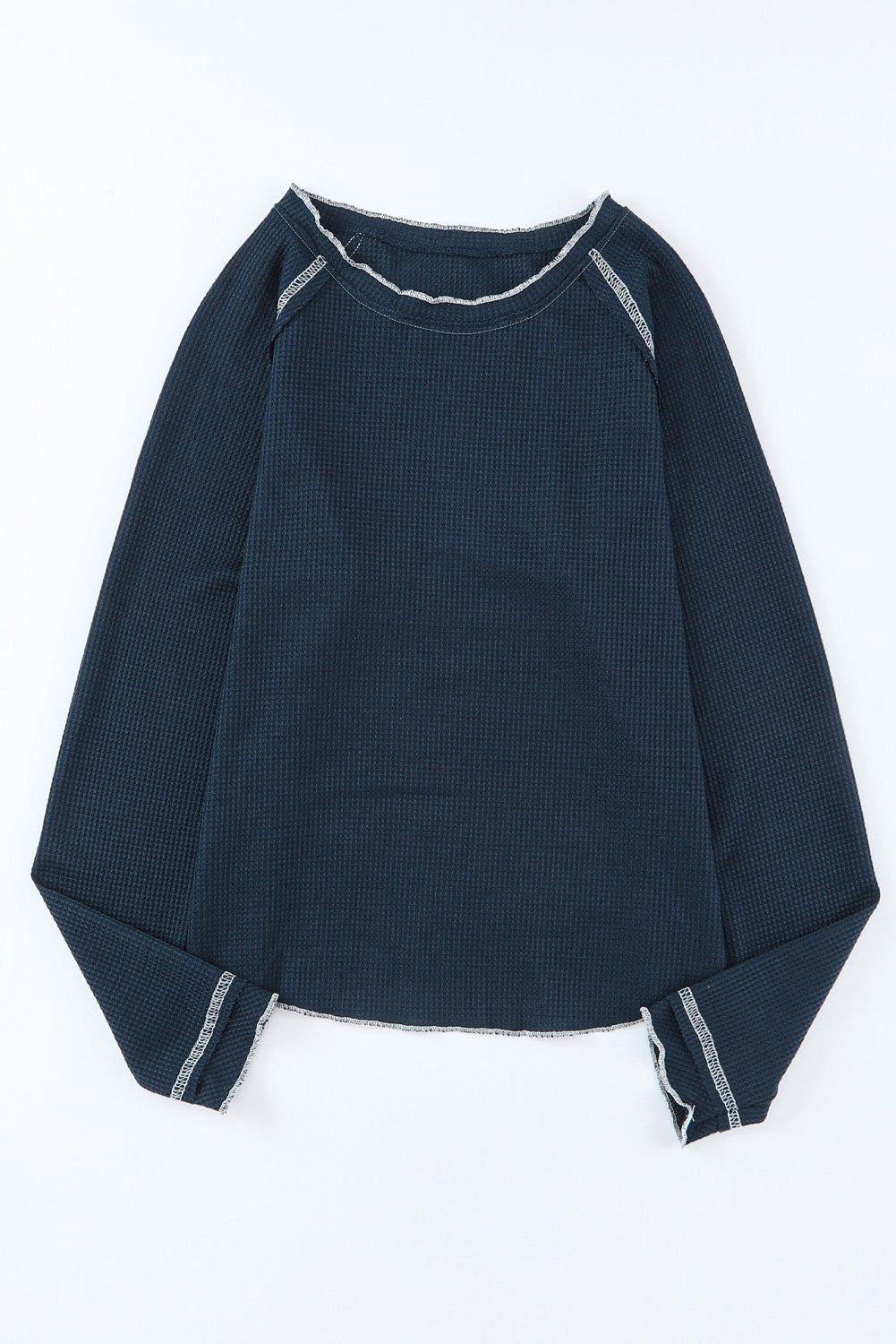 Exposed Seam Long Sleeve Top