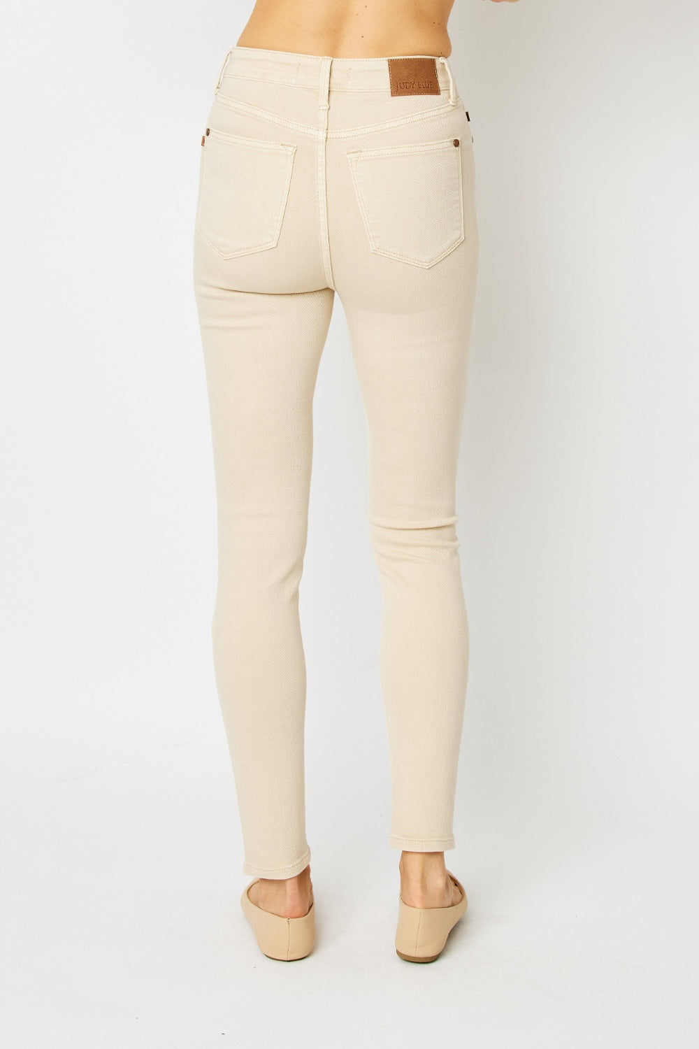 Judy Blue Ivory Tummy Control Skinny Jeans