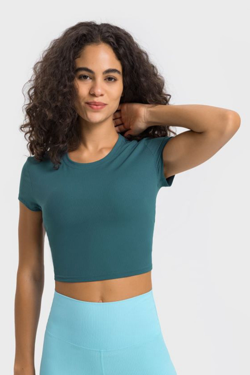 Short Sleeve Crop Tops