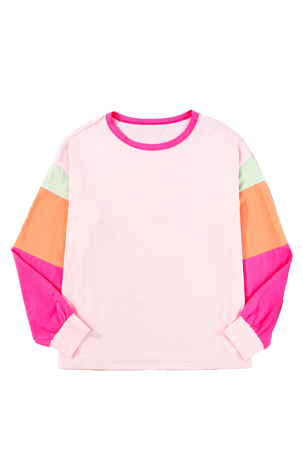 Neon Colorblock Sleeve Top