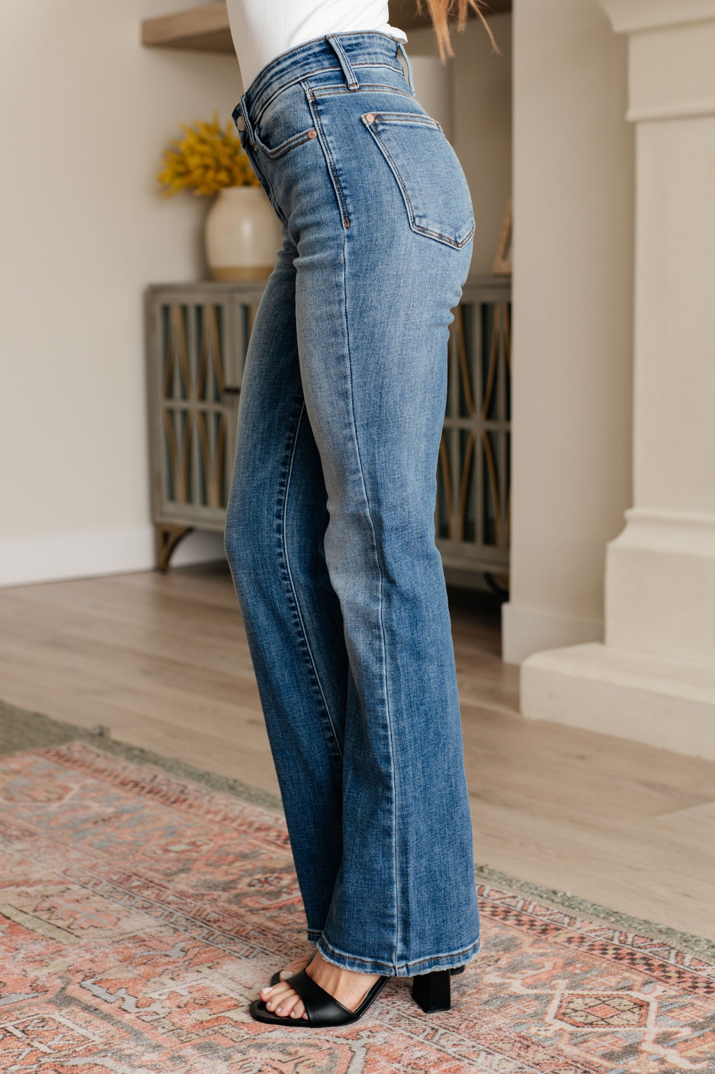 Judy Blue Mid Rise Bootcut Jeans