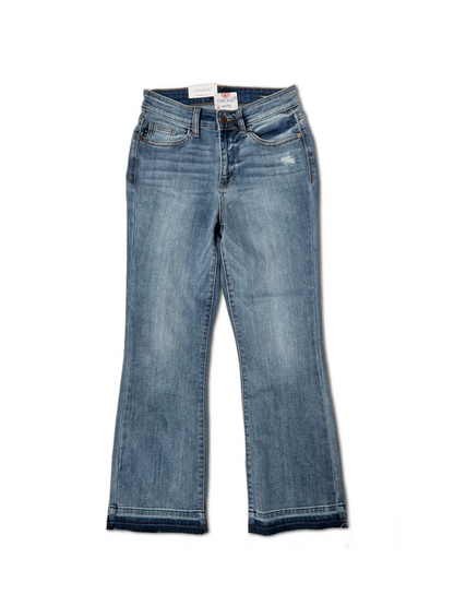 Judy Blue Cropped Release Hem Jeans