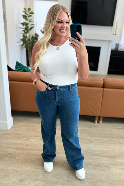 Judy Blue Vintage Wide Leg Jeans