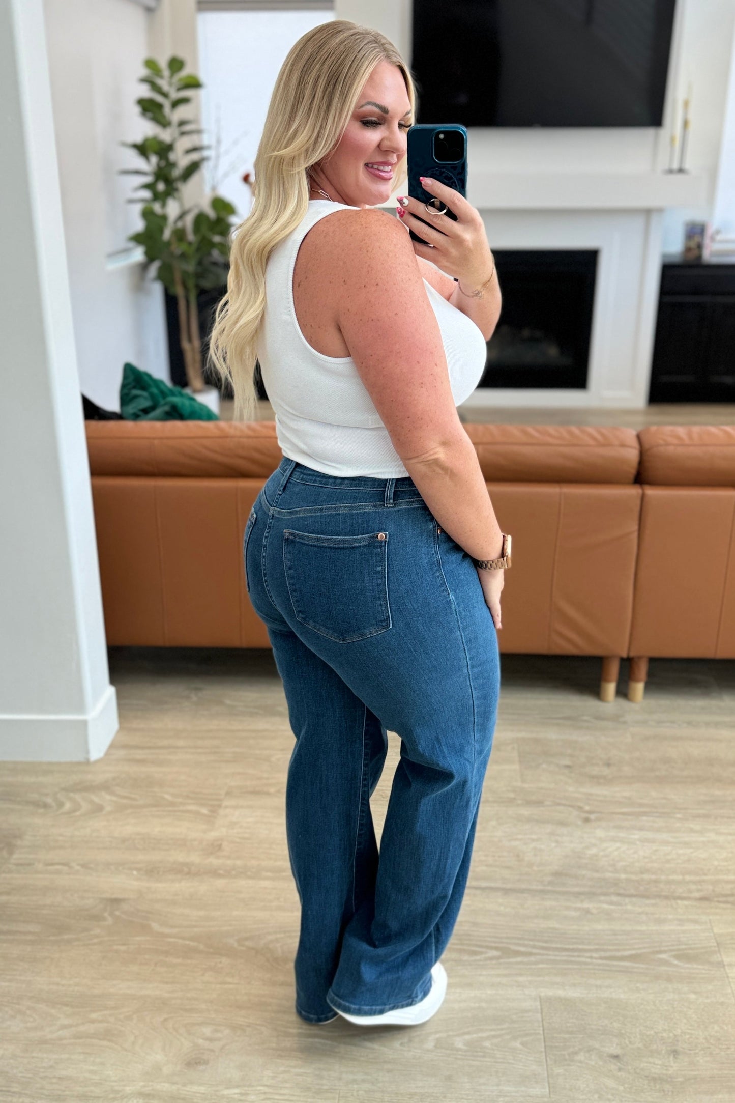 Judy Blue Vintage Wide Leg Jeans