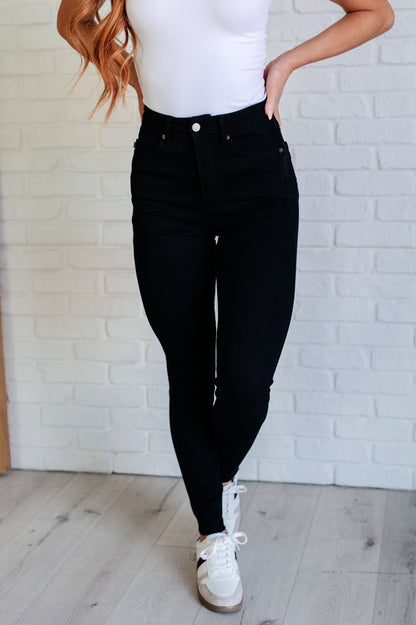 Judy Blue Tummy Control Black Skinny Jeans