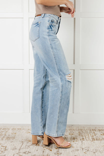 Judy Blue Rigid Magic 90's Straight Jeans