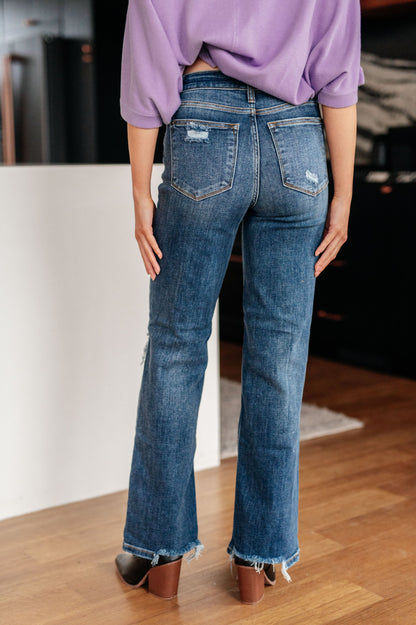 Judy Blue High Rise 90's Straight Jeans