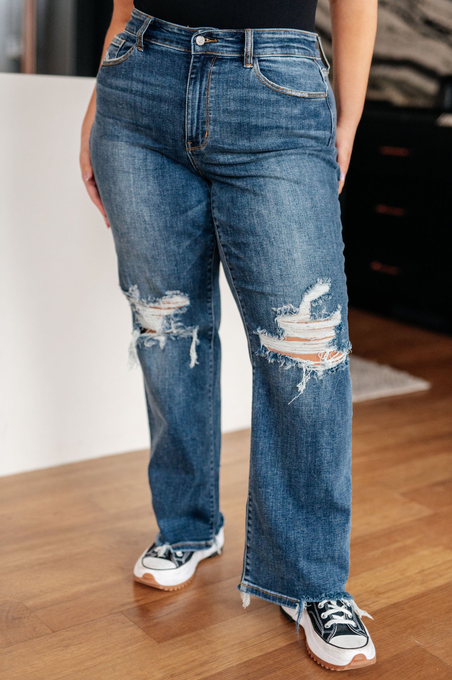 Judy Blue High Rise 90's Straight Jeans