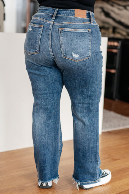 Judy Blue High Rise 90's Straight Jeans