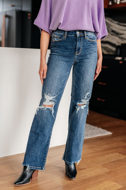 Judy Blue High Rise 90's Straight Jeans