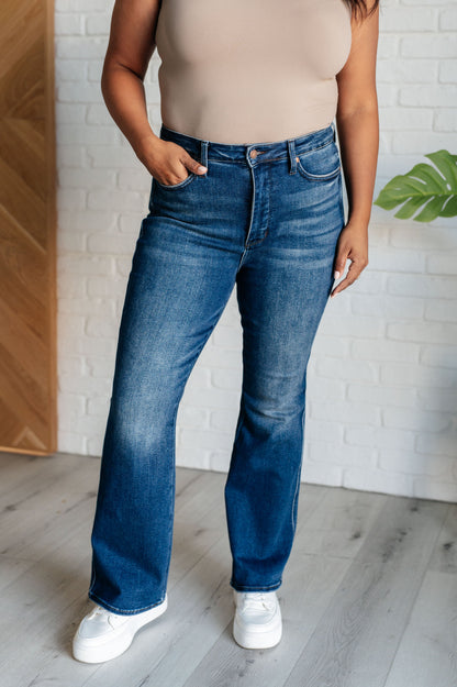 Judy Blue High Rise Short Inseam Bootcut Jeans