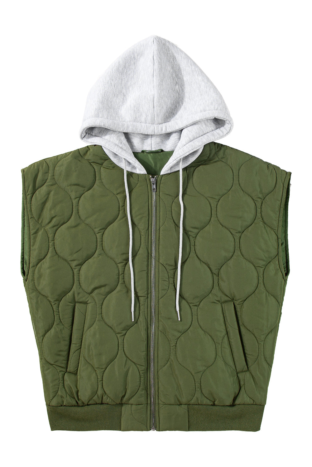 Quilted Hooded Puffer Vest