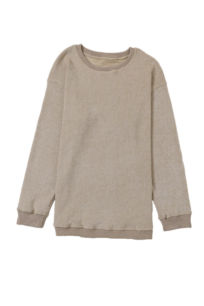 Ribbed Tunic Sweatshirts