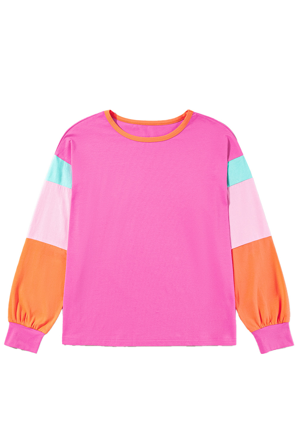 Neon Colorblock Sleeve Top