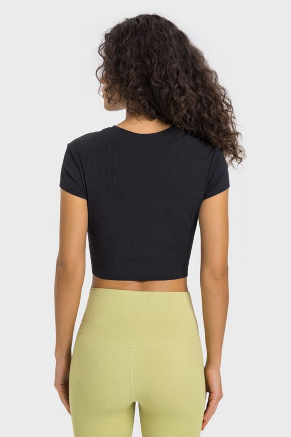 Short Sleeve Crop Tops