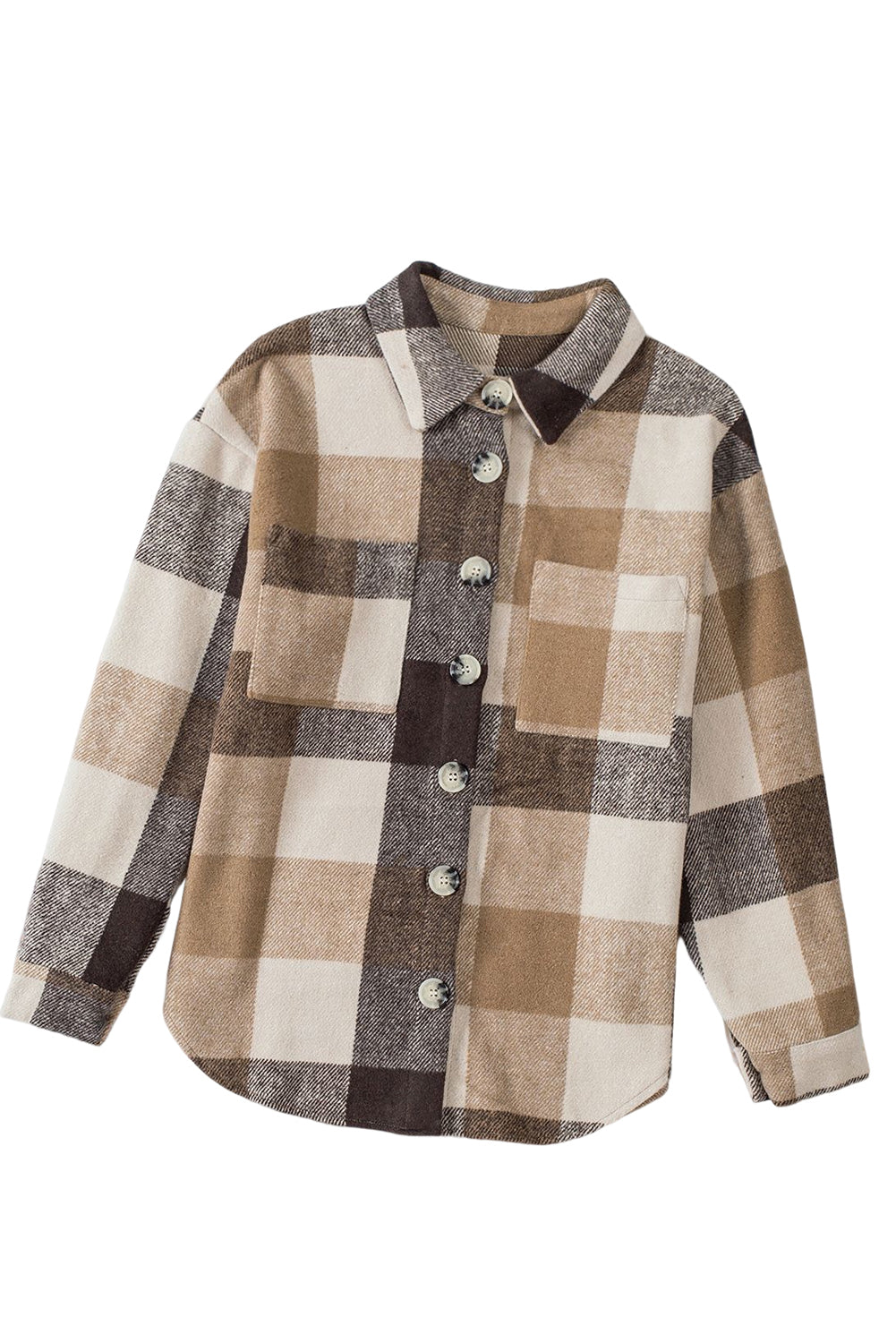 Plaid Button Shacket