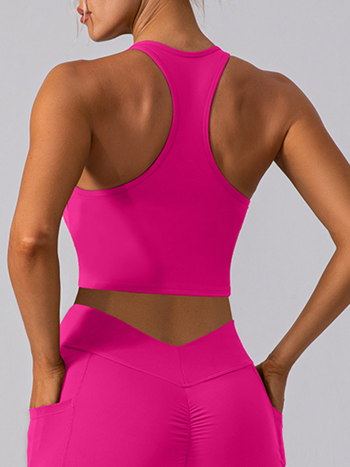 Racerback Crop Tops