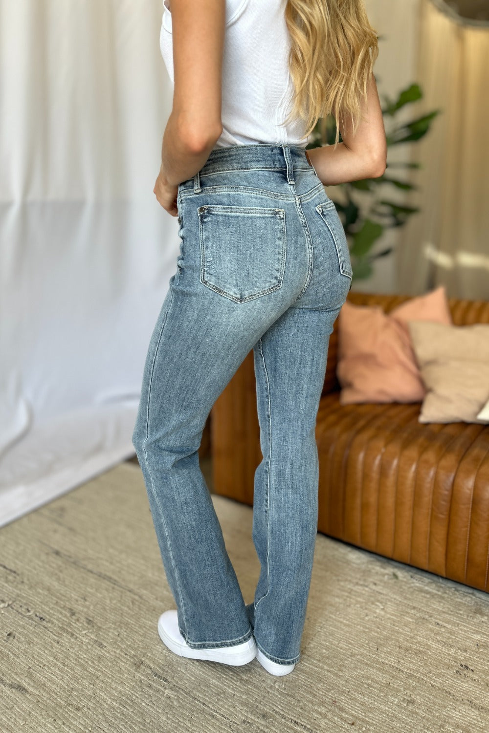 Judy Blue Mid Rise Bootcut Jeans