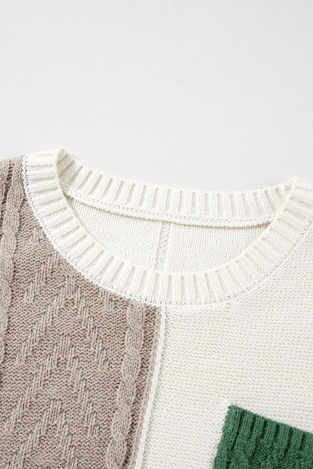 Colorblock Pocket Sweater