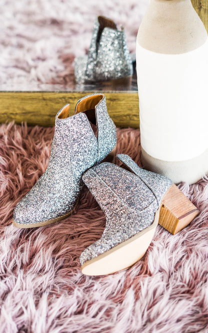 Not Rated Tarim Pewter Booties