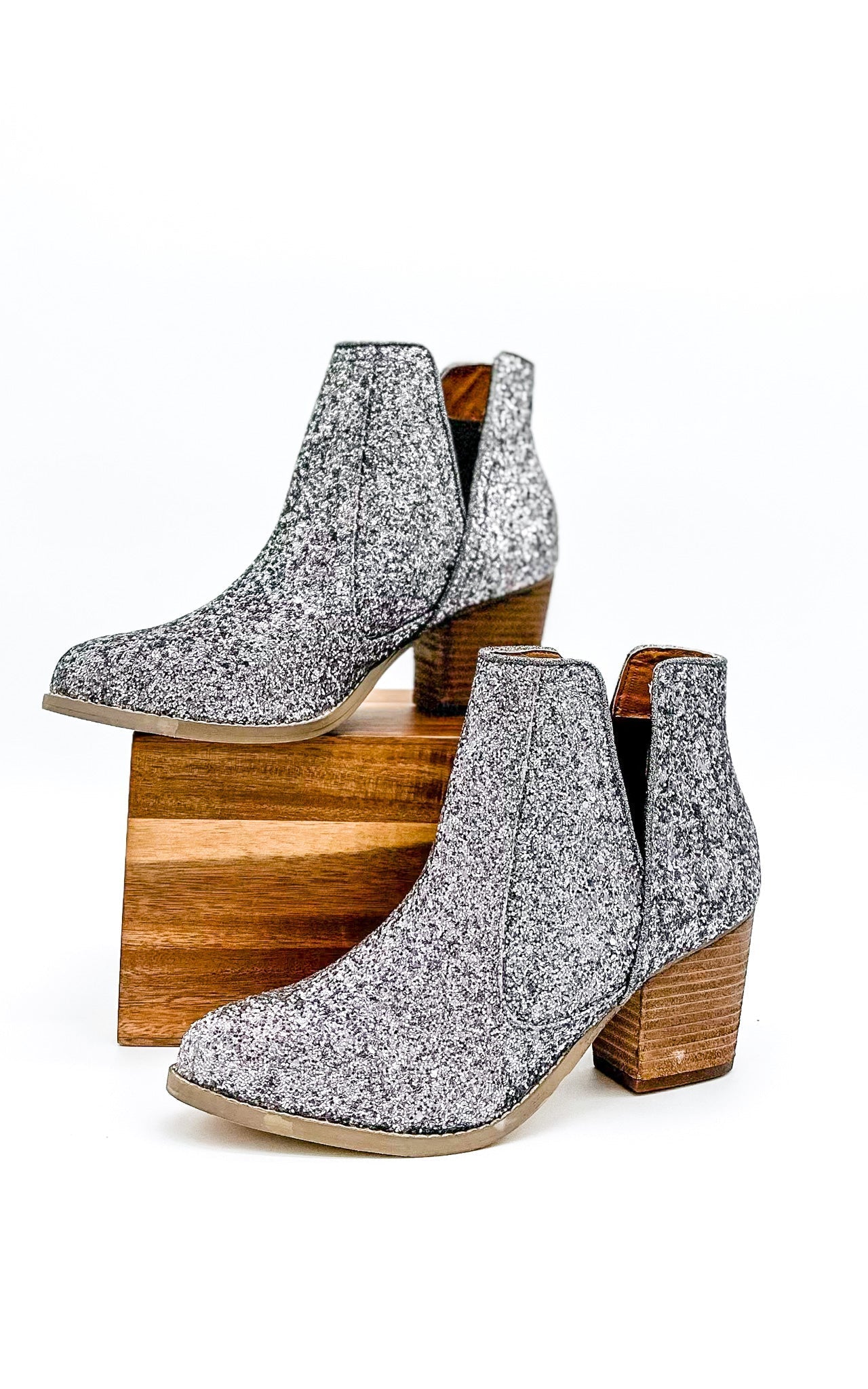 Not Rated Tarim Pewter Booties