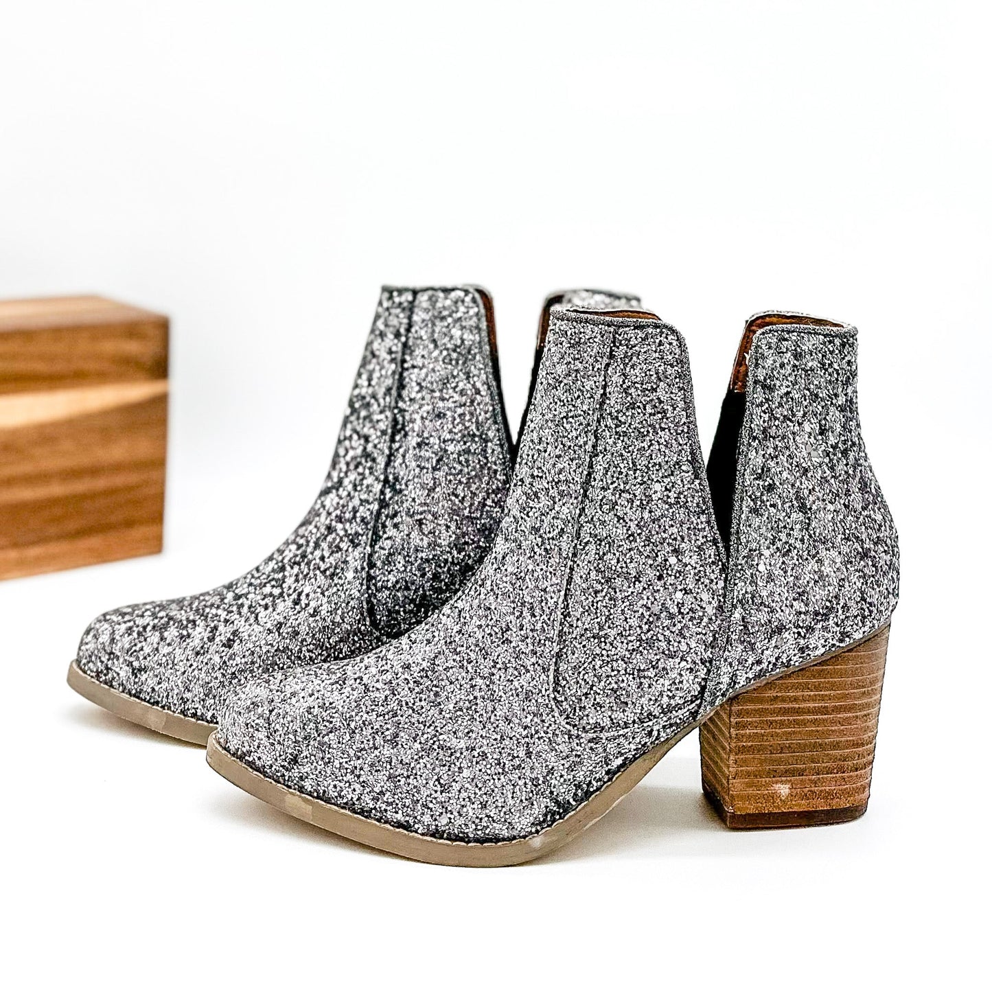 Not Rated Tarim Pewter Booties